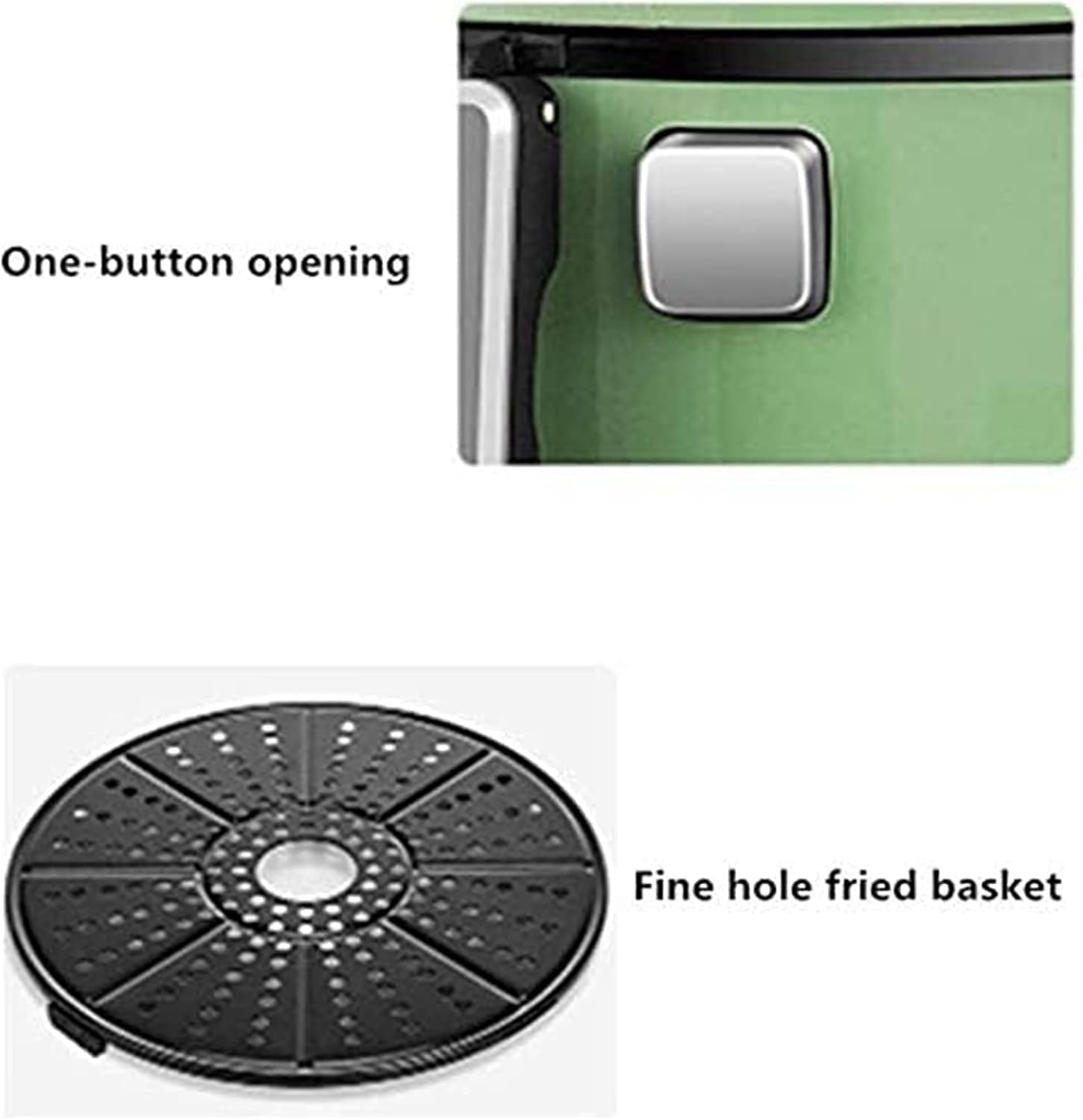 Air Fryer for Home Use 6.5 Liter Capacity Air Fryer Household Automatic Intelligent Oil Free Smokeless Air Energy Oven for Roasting Grilling Baking Comfortable anniversary