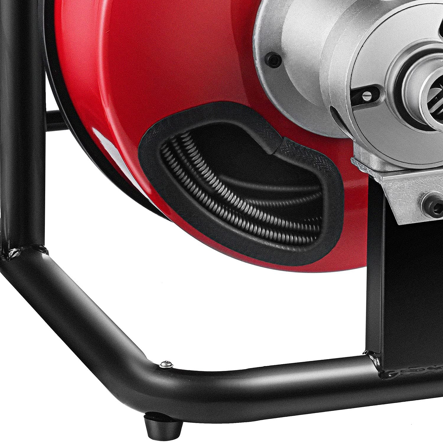 SmarketBuy Drain Cleaning Machine 100Ft 3/8Inch Cable 370W Portable Electric Sewer Snake Drain Auger Cleaner with 8 Cutter Foot Switch Drain Cleaner Machine
