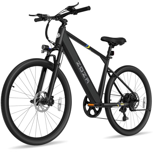 Electric Bike, 1000W Peak Motor, 26” Electric Mountain Bike, 375Wh Removable Battery, 40 Miles Range & 22 Mph Step-Over Ebike for Adults, Electric Bicycle for Commute, 7 Speed