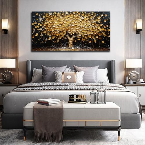 Large Abstract Canvas Wall Art Black and White Geometric Theme Picture Framed Canvas Prints Ready to Hang for Living Room Bedroom Home Office Size 30x60 Inch