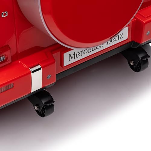 Licensed Mercedes-Benz G500, 24V Dual 200W Motors Kids Ride on Car, 3 Speeds, Electric Car for Kids W/Remote Control, Power Display, MP3, Bluetooth, USB, LED Light, Three-Point Safety Belt, Black