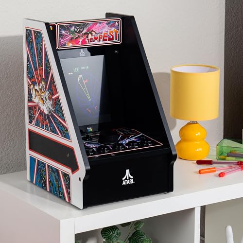 Arcade Classics - WWE Counter Series Game Machine, 4 Games, 8" Liquid Crystal Screen - Mini Cabinet, Portable Gaming, Retro, Countertop Console, Basement Decoration, Man Cave