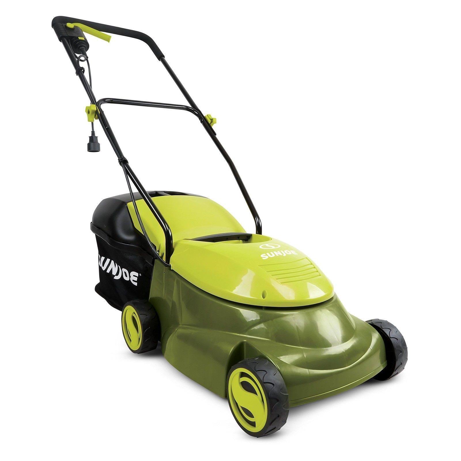 Sun Joe MJ401E Mow Joe 14-inch 12 Amp Electric Lawn Mower with Grass