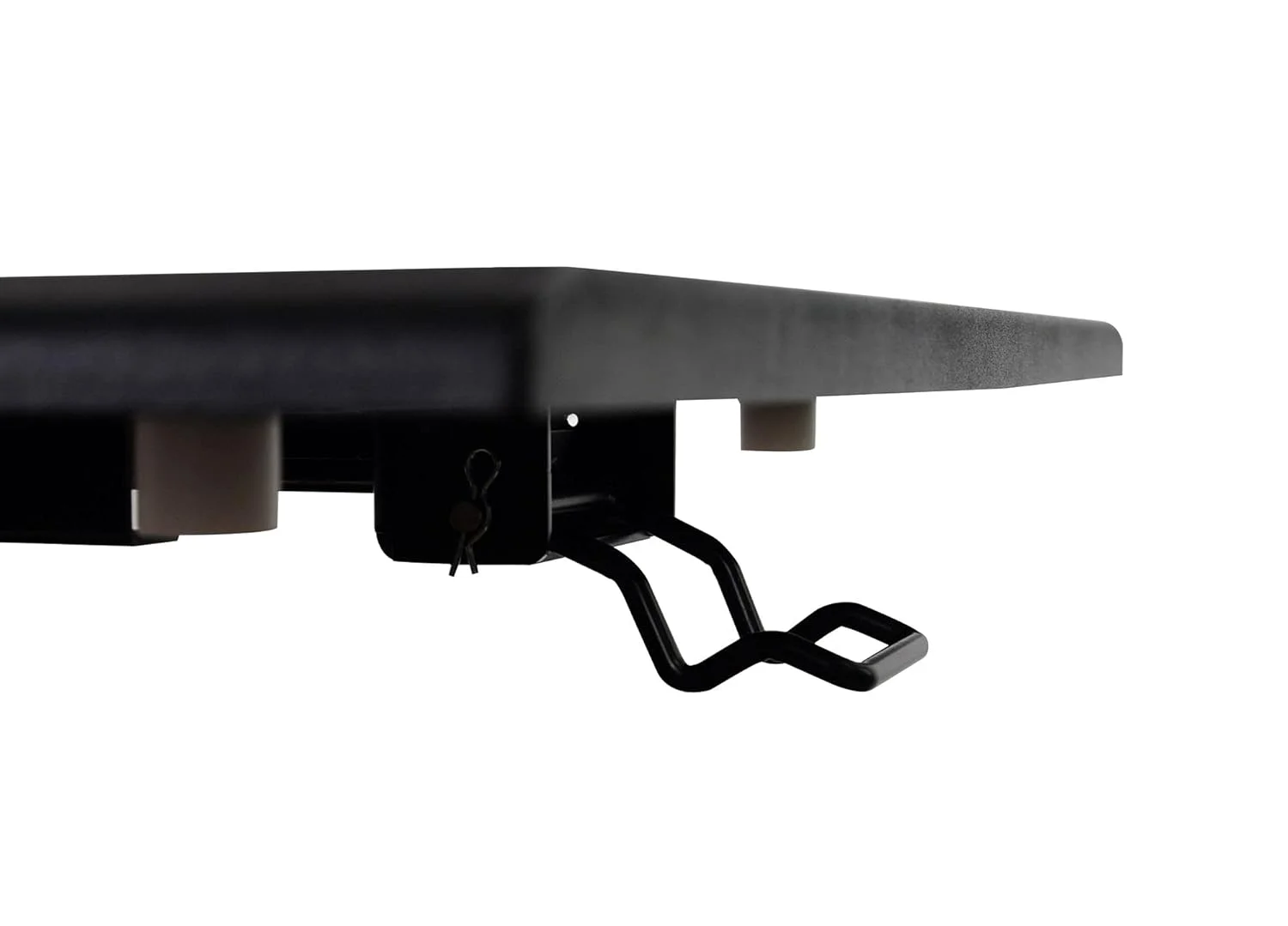 Height Adjustable Portable Pneumatic Standing Desk Converter, Stand Up Desk Riser, Tabletop Computer Workstation - Black
