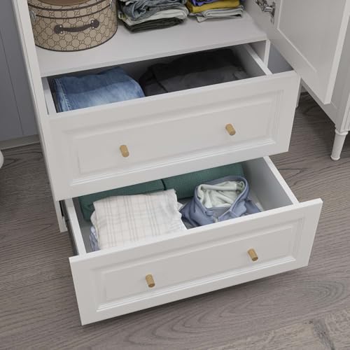78.74” 6-Door Large Armoire Wardrobe Closet, Bedroom Armoire with 3 Drawers & 2 Hanging Rod, Wooden Armoires and Wardrobe,White (70.9”W x 23.63”D x78.74”H)