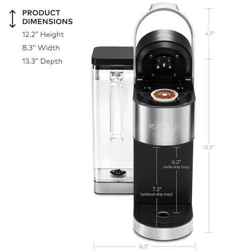 Keurig K-Supreme Plus Single Serve K-Cup Pod Coffee Maker, MultiStream Technology, Customizable Strength and Temperature Settings, Programmable, 78oz Removable Reservoir, Stainless Steel