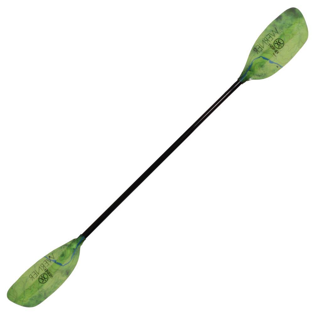 Werner Sherpa Fiberglass Paddle - Straight Shaft Amber, 194Cm, R30