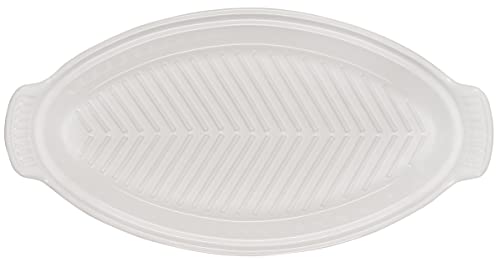 Le Creuset Heritage Stoneware Oval Fish Baker, 1.7qt., Cerise