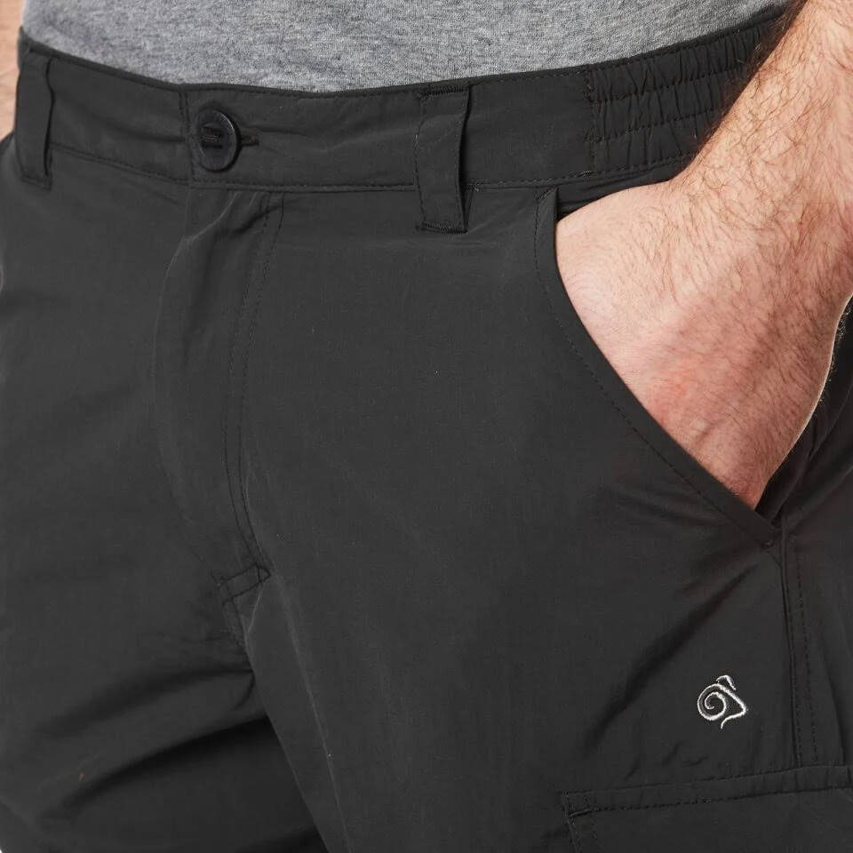 Craghoppers Mens NosiLife Cargo Trousers Black Pepper