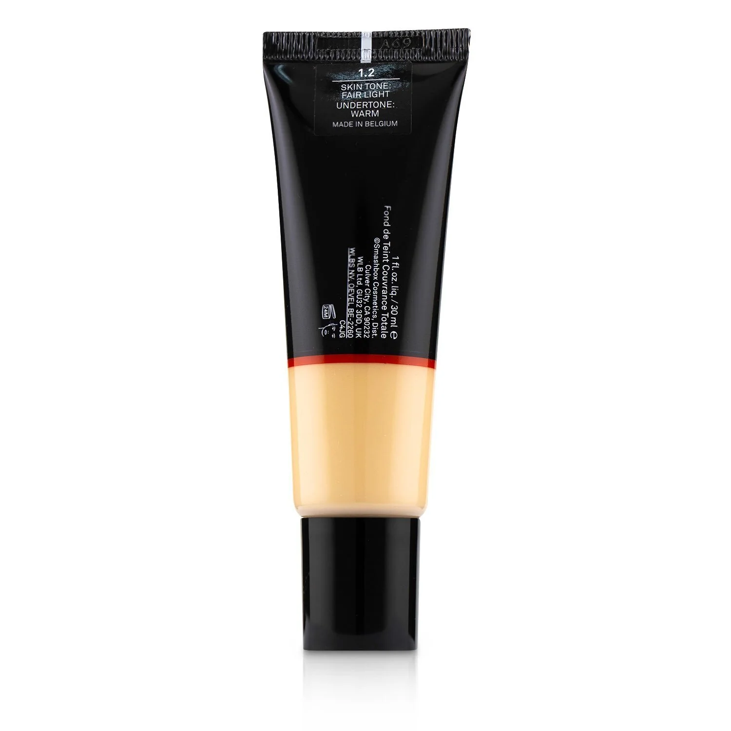 Smashbox Studio Skin Full Coverage 24 Hour Foundation - # 1 Fair With Cool Peach Undertone  30ml/1oz