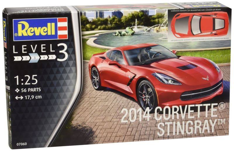 2014 Corvette Stingray C7 Car Revell Model Kit
