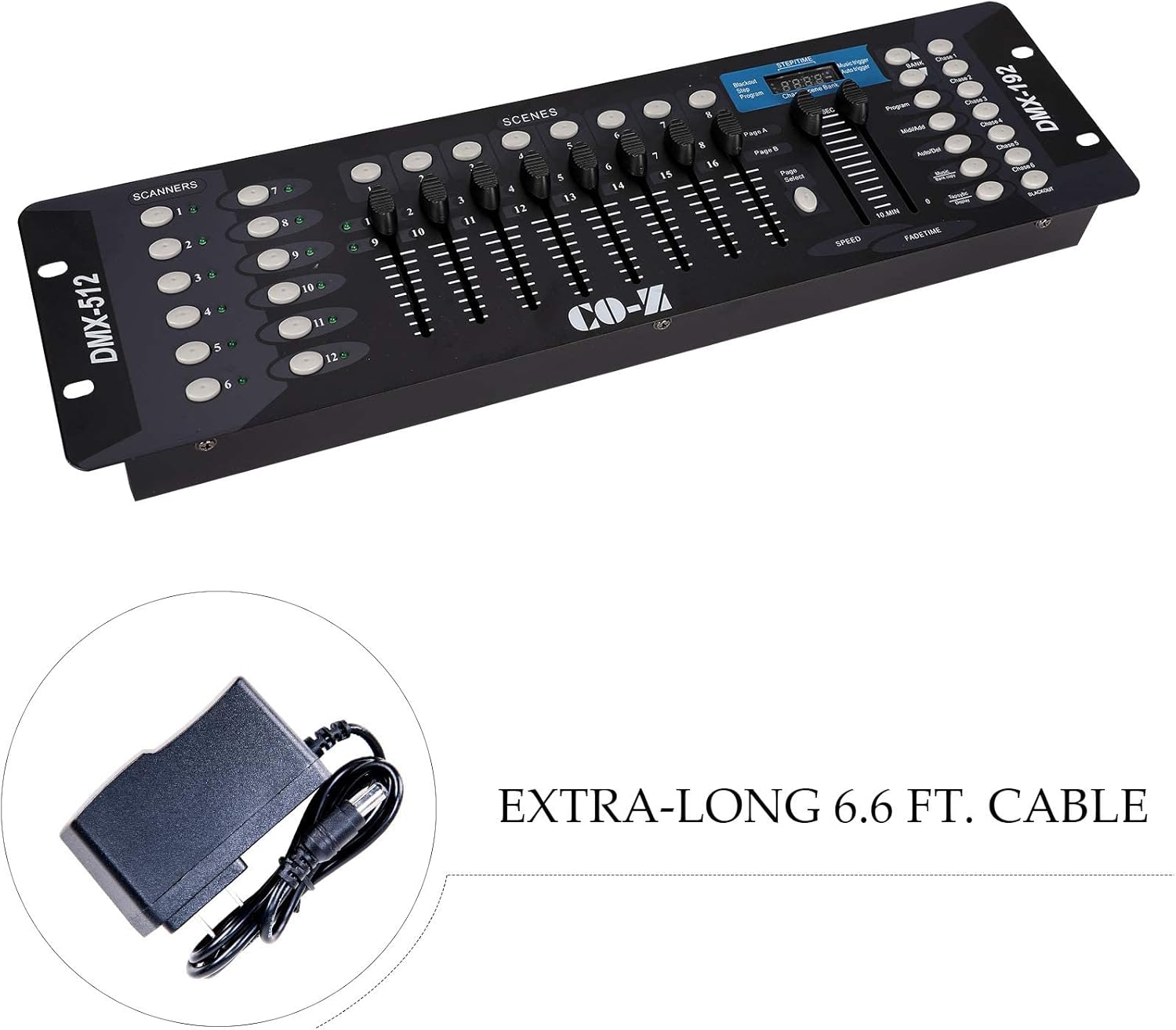 CO-Z LED Stage Lights DMX, 8 pcs 18x3W RGB Par Can Lights Package with Remote Controller Sound Activated Stage Effect Lighting for Party DJ Dance Church Wedding Home Uplighting