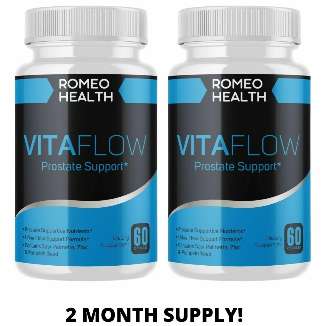 2 Bottles! Vitalflow Prostate Advanced Formula Support Supplement - Kansas Nuitrition - HNZSDS