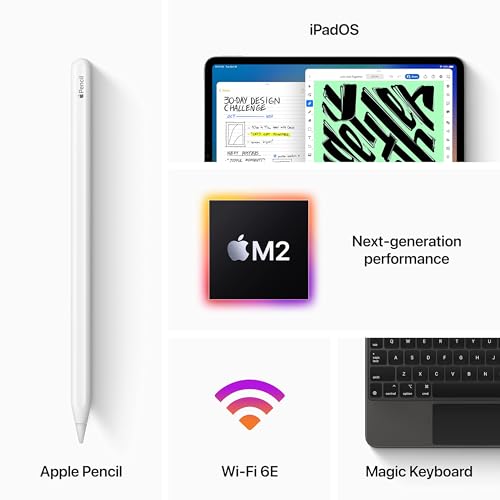 2022 Apple iPad Pro (11-inch, Wi-Fi, 128GB) - Space Gray (Renewed)