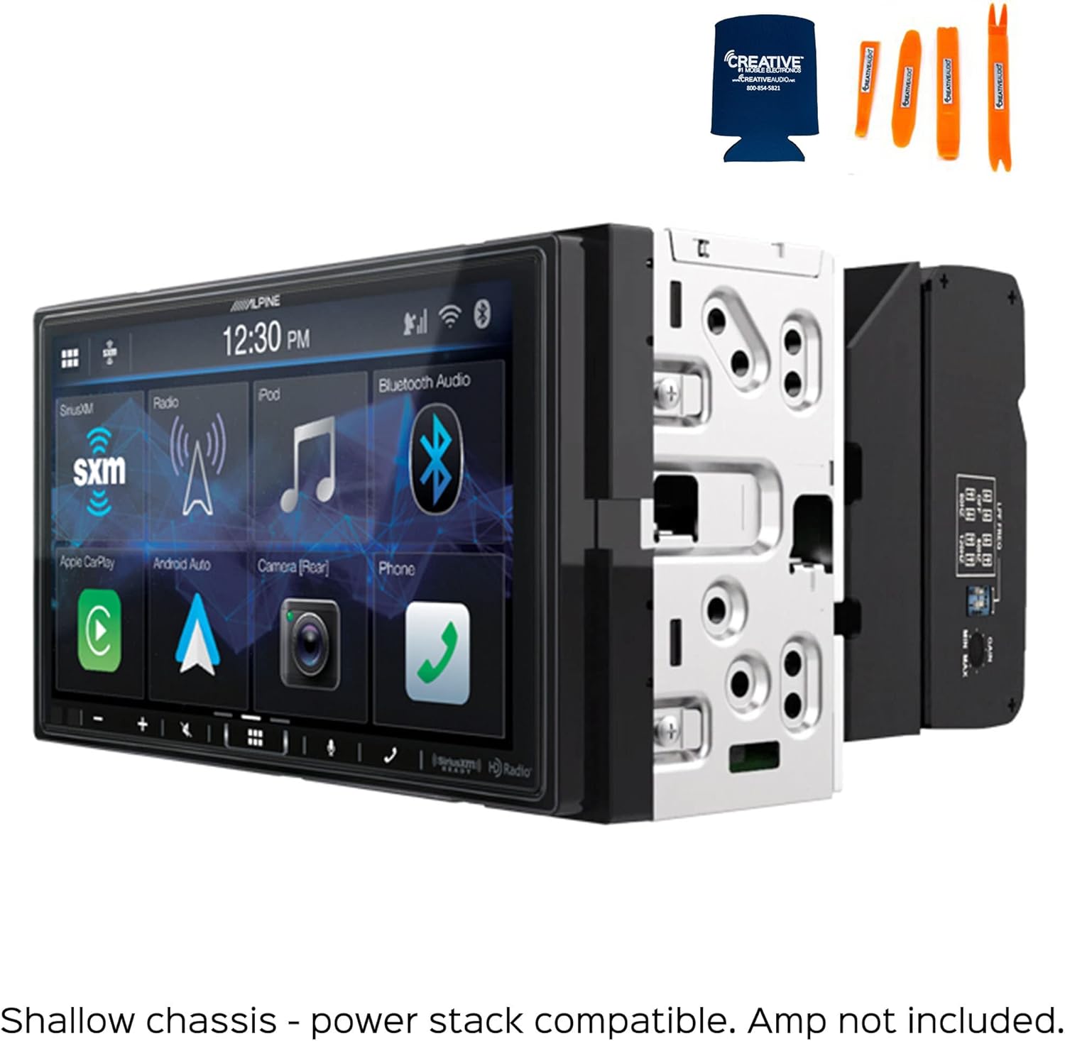 Alpine ILX-407 7-inch Multimedia Receiver with HCE-C114 Back Up Camera