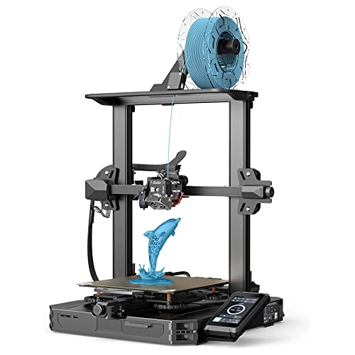 Creality 3D Printer Ender 5 Plus FDM Printer with Auto Bed Leveling Sensor Kit, Dual Z-Axis Touch Screen and Glass Bed Large Printing Size 350x350x400mm