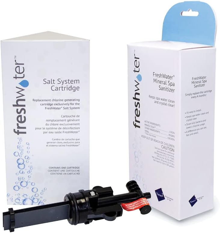 Freshwater Salt Cartridge Plus Freshwater Mineral Sanitizer Bundle