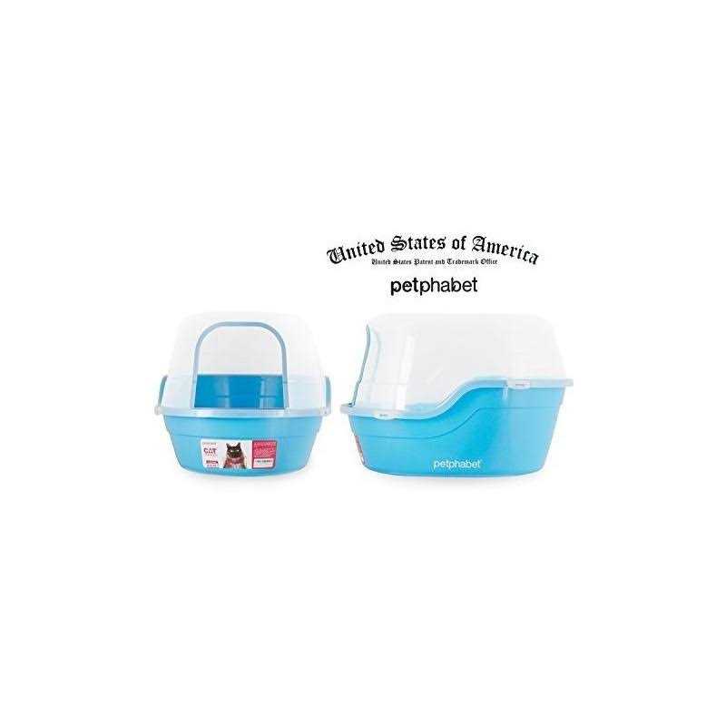 Petphabet Jumbo Hooded Cat Litter Box - Pet Supplies online store