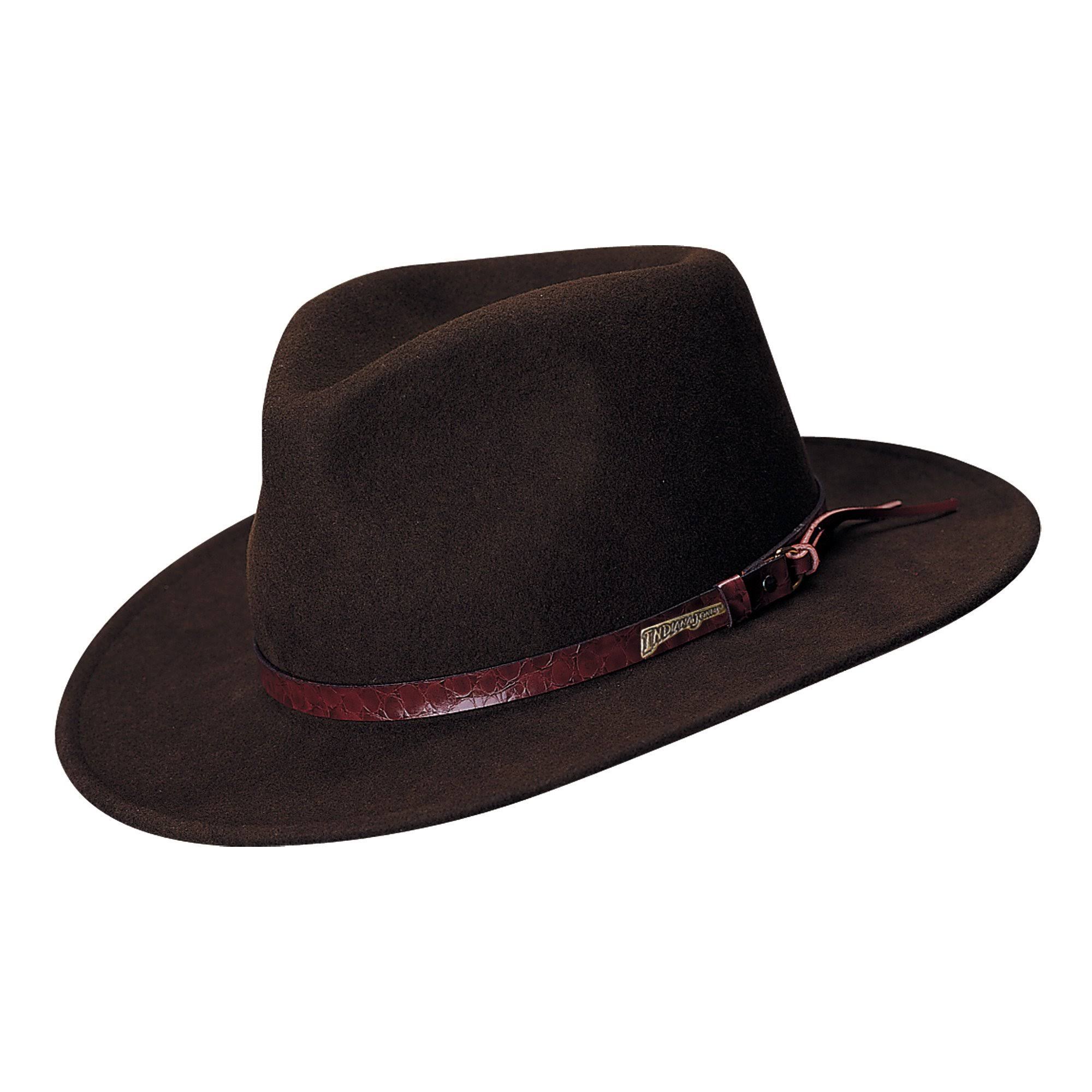 Indiana Jones All Seasons Outback Hat, Brown