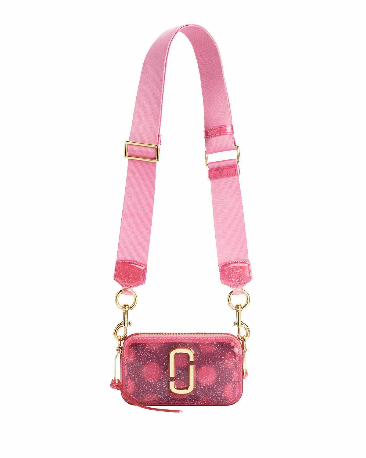 Marc Jacobs The Jelly Glitter Snapshot Camera Bag - Pink
