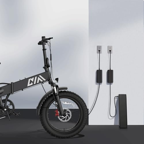 Folding Electric Bike,Foldable Electric Bike,Electric Bike Adults,20"x 4" Fat Tire,500w Motor Peak 1000w,48V 10Ah Removable Battery,40Miles Range 25Mph,7-Speed Gear,Folding City Ebike for Men Women