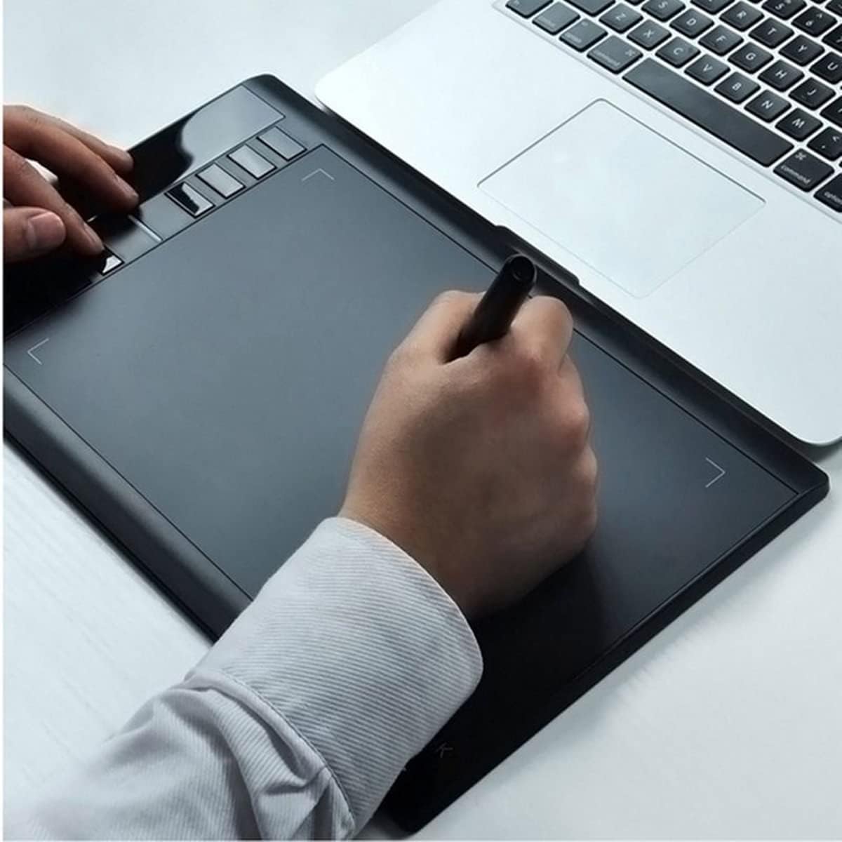 YUANXIN Digital Graphic Drawing Tablet PC Mobile Phones Android Pen Digital Drawing Board Drawing Tool Handpainted Writingboard for Computer Office Work Pack of 2