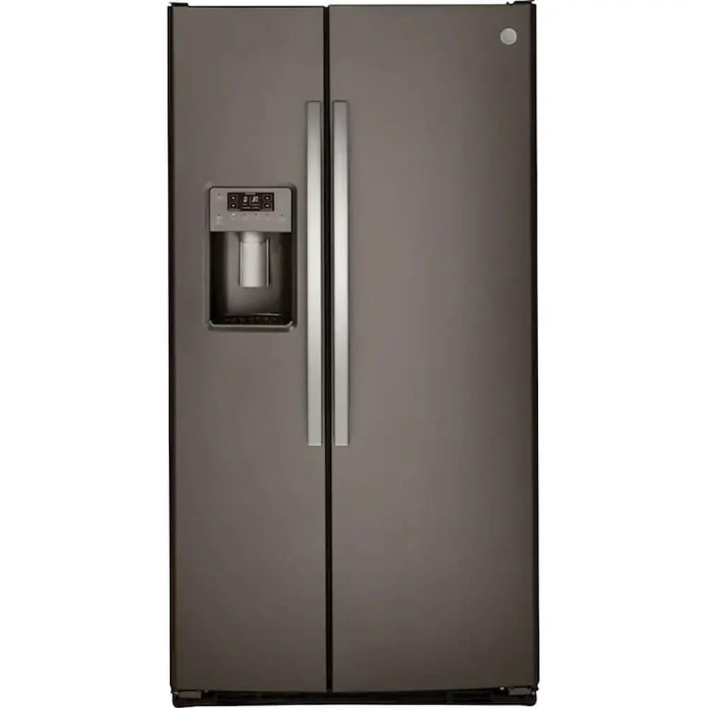 GE GSS25GMPES 25.3 Cu. Ft. Slate Side-By-Side Refrigerator w/ Ice Maker
