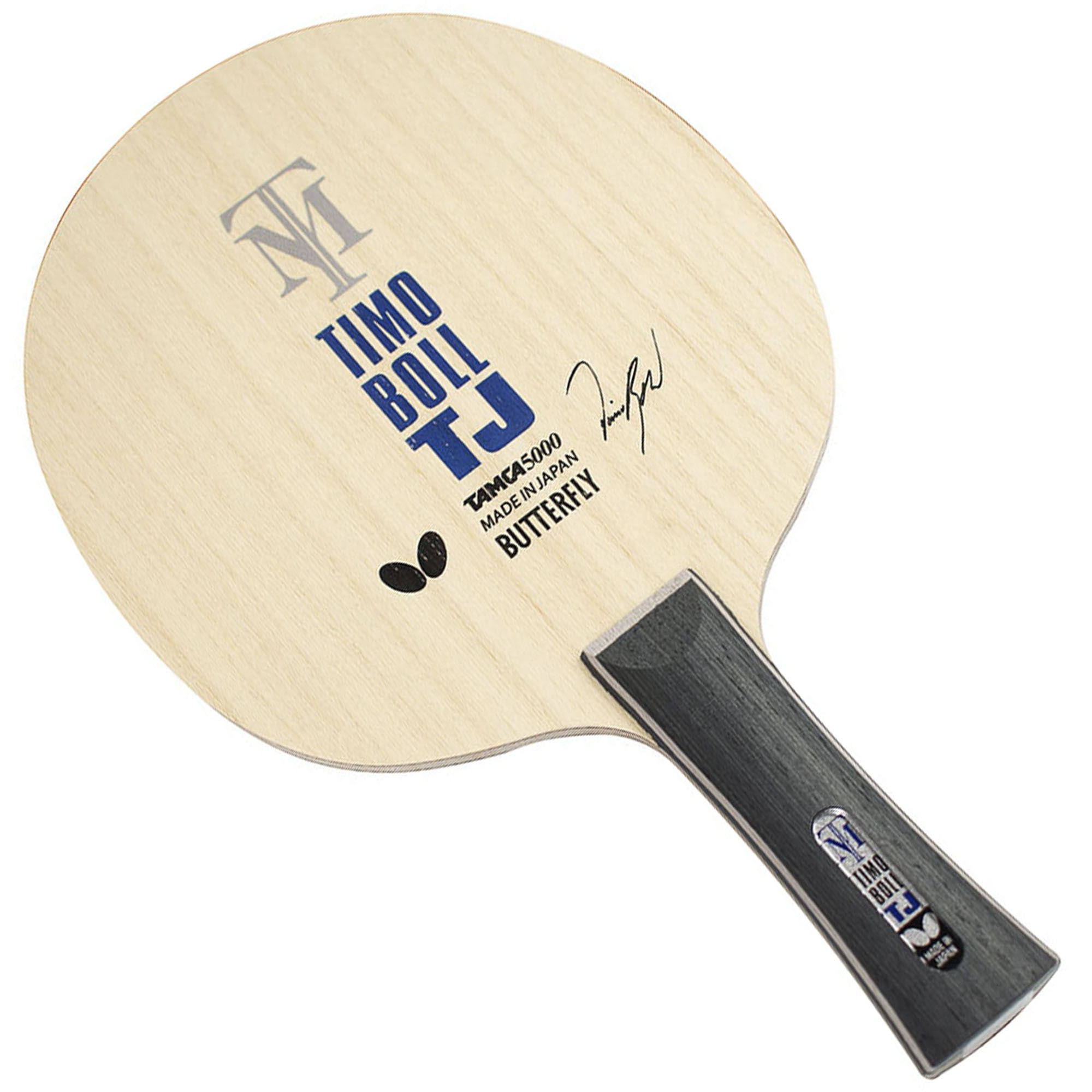 Butterfly Timo Boll TJ Table Tennis Blade - TAMCA 5000 Carbon Fiber Blade - Timo Boll TJ Blade - Junior Table Tennis Blade - Onl
