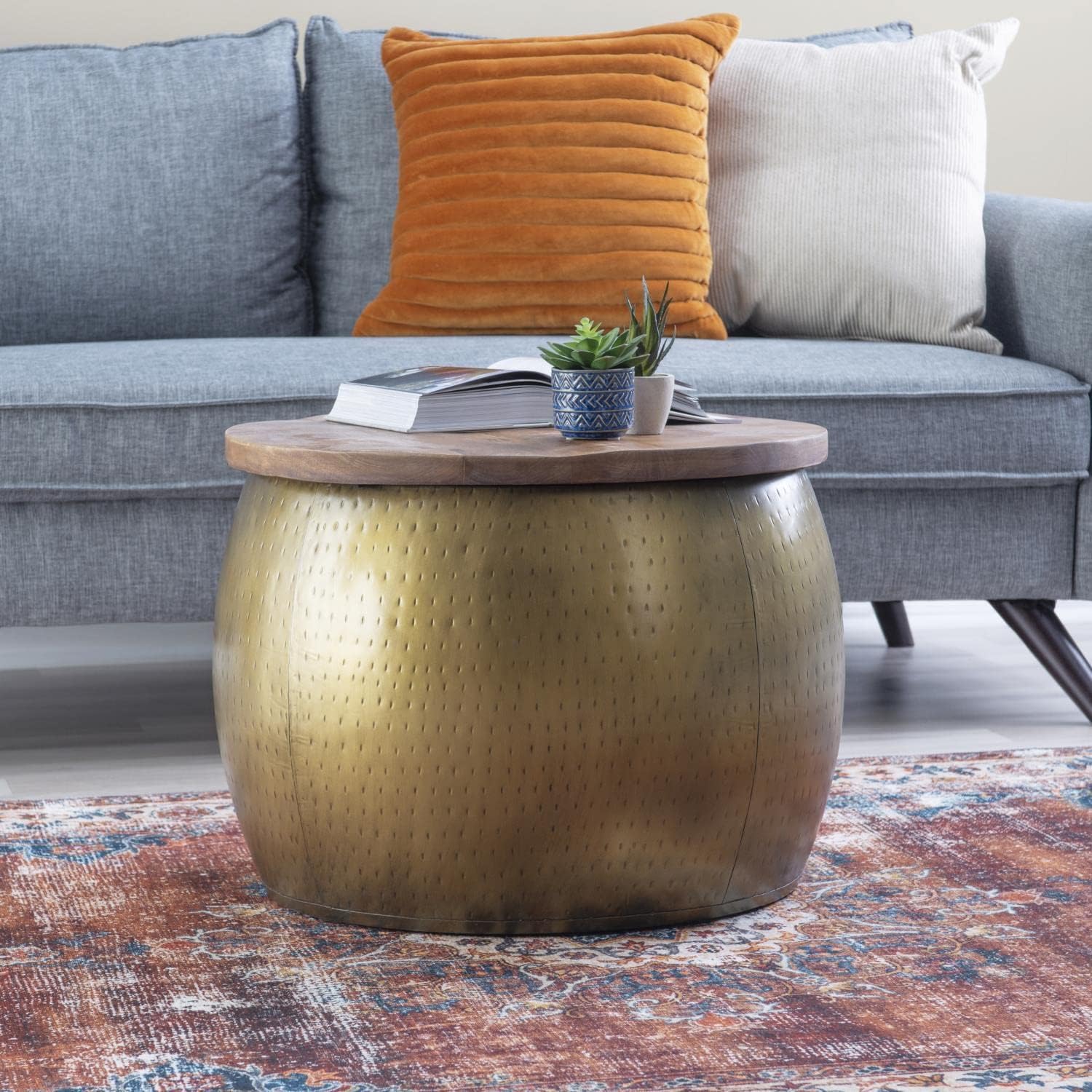 Powell Royce Gold Drum with Storage