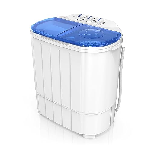 ROVSUN Portable Washing Machine, Electric Washer and Spin Dryer Combo for Home RV Camping Dorm College Apartment