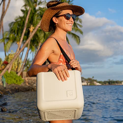 FOAM Portable Cooler, 30 Can Small Cooler, Ice Chest, Boat Cooler, Ice Cooler, Soft Cooler Bag, Beach Cooler, Travel Cooler for Car, Hybrid Soft Side Hard Shell, Soft Side Coolers
