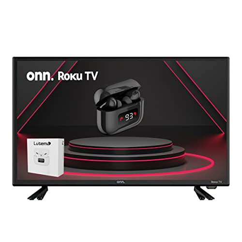 ONN TV Roku Series 1 LED Smart TV + Free Wall Mount with Wi-Fi Compatible with Alexa and Google Home