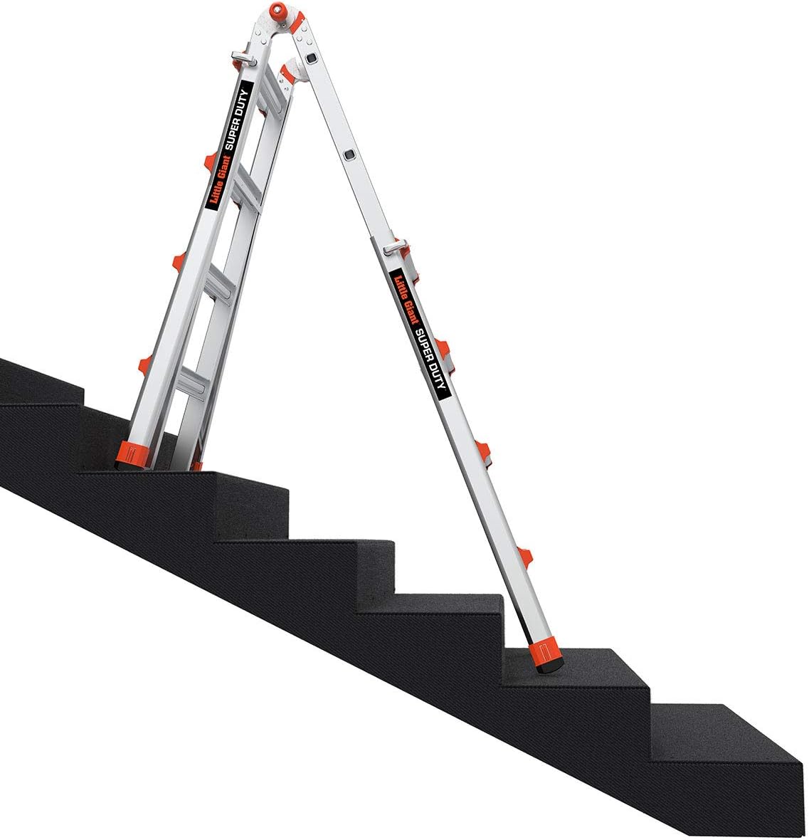 Little Giant Ladders, Super Duty, M17, 17 foot, Multi-Position Ladder, Aluminum, Type 1AA, 375 lbs weight rating, (10402)