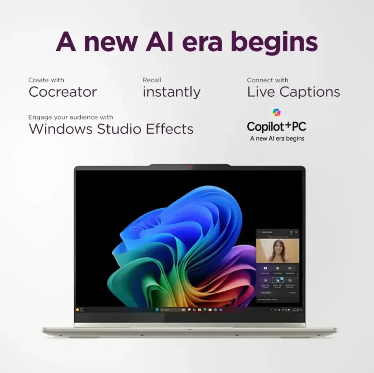 Lenovo Yoga 7 2-in-1 Copilot+ PC, 14" OLED Touch (1920x1200), AMD Ryzen AI 7 350 (50 TOPS NPU), 16GB RAM, 1TB SSD, 13.5H Battery, Wi-Fi 7, Win 11, Seashell
