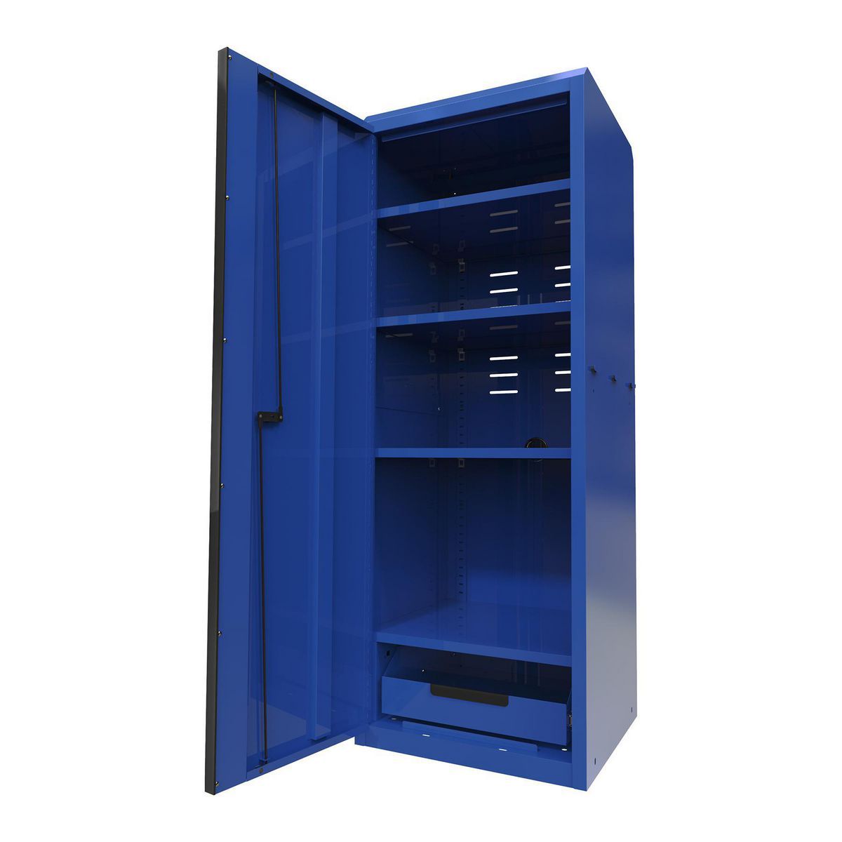 U.S. GENERAL 22 in. End Locker, Series 3, Blue