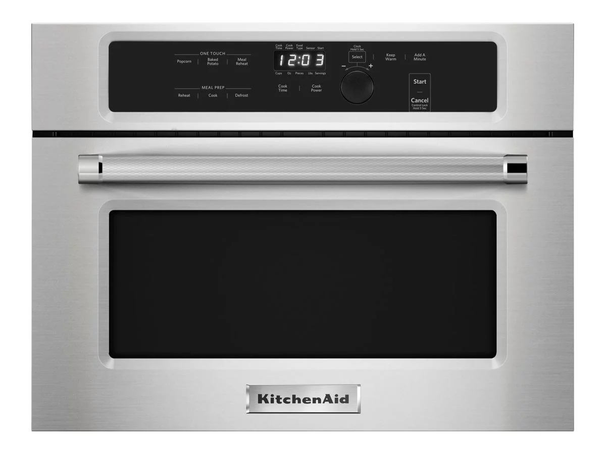 Kitchenaid Kmbs104e 24" Wide 1.4 Cu. Ft. Built-In Microwave - Stainless Steel
