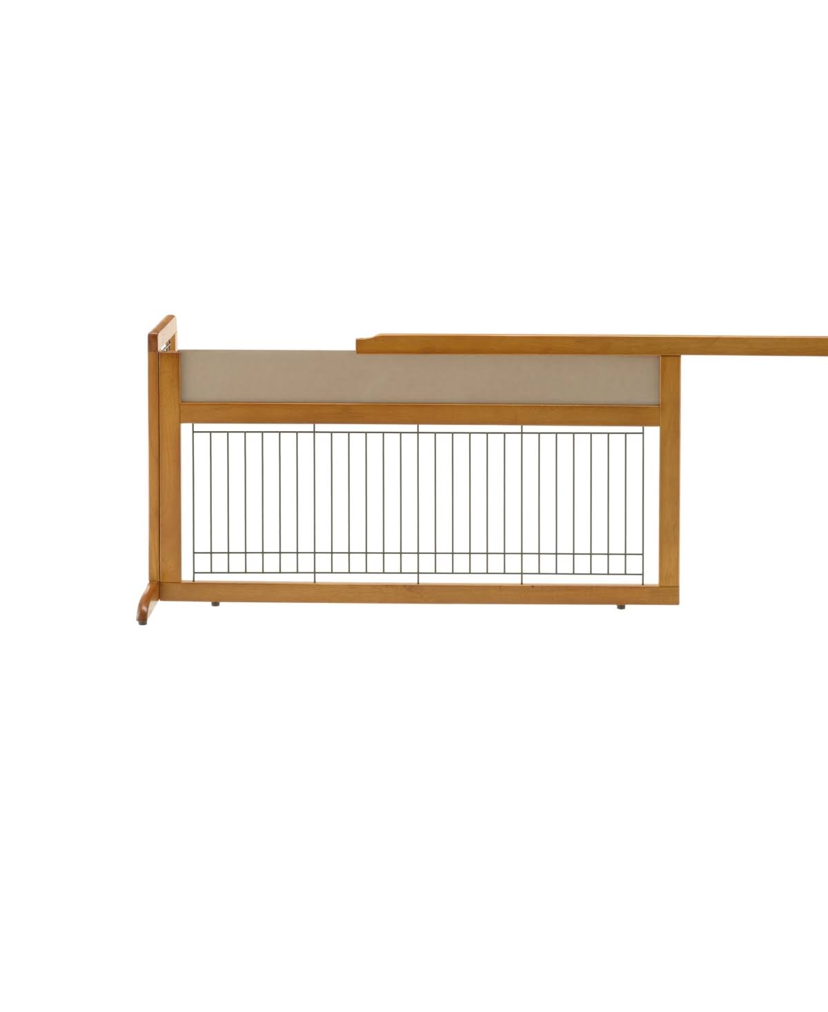 Richell Picture It Here Freestanding Pet Gate - Autumn Matte