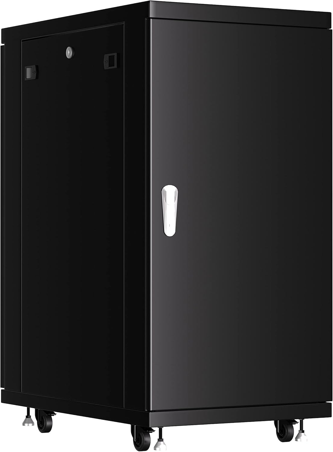 Sysracks 32U 39-Inch Deep Server Rack Cabinet It Enclosure Server Cabinet with Accessories - LCD Screen - Thermostat - PDU - Casters - 4 Fans �C Shelf