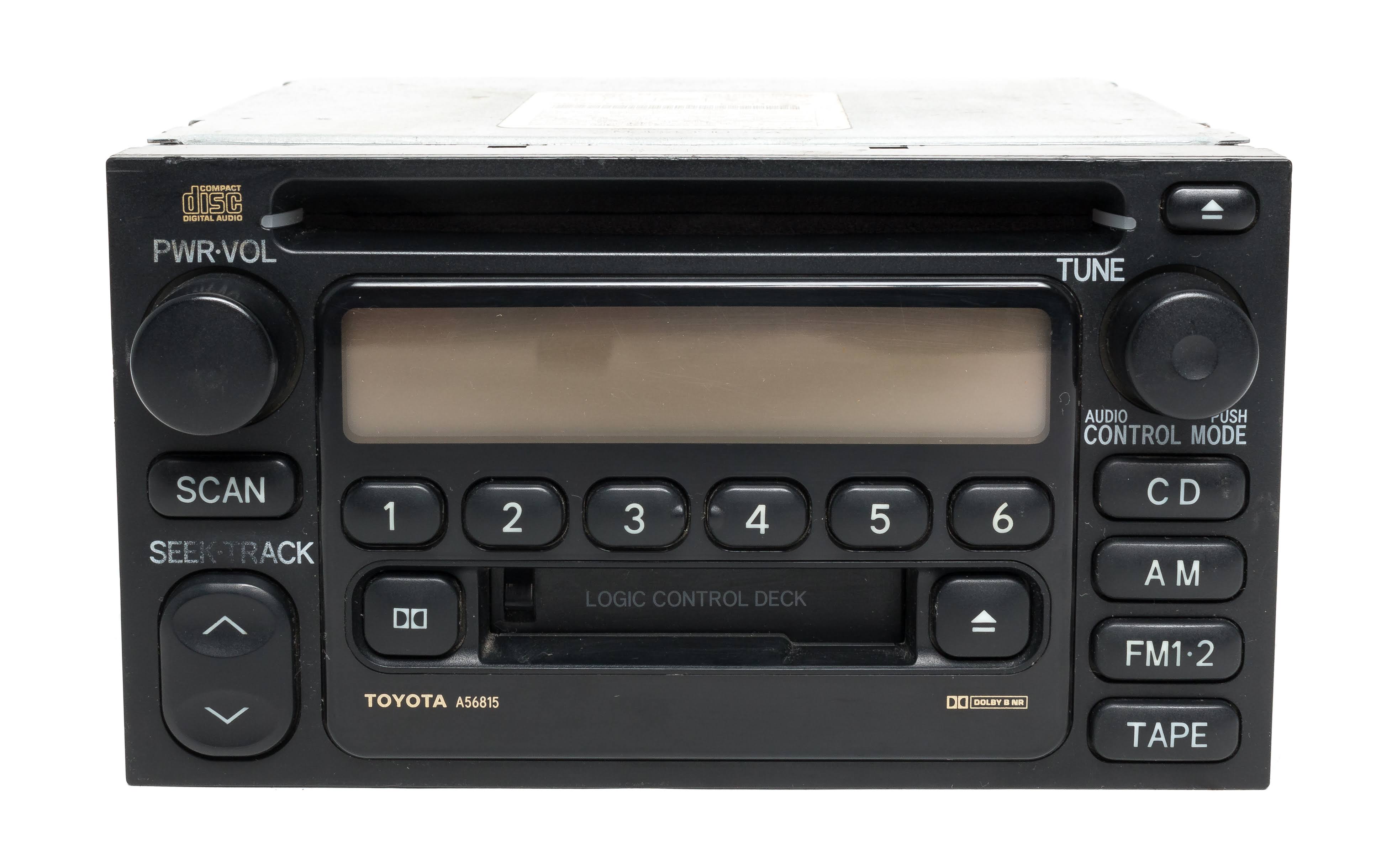 2001-04 Toyota Tacoma OEM Am FM Radio Cassette CD Player 86120-AD020 Face A56815