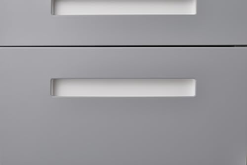 3 Drawer Mobile File Cabinet Under Desk Office,Simple Style Versatile Storage Cabinet for Legal/Letter/A4 Files, 5 Wheel Design Anti-Tilting Cold Rolled Steel Moisture-Proof Black Cabinets, Racks & Sh