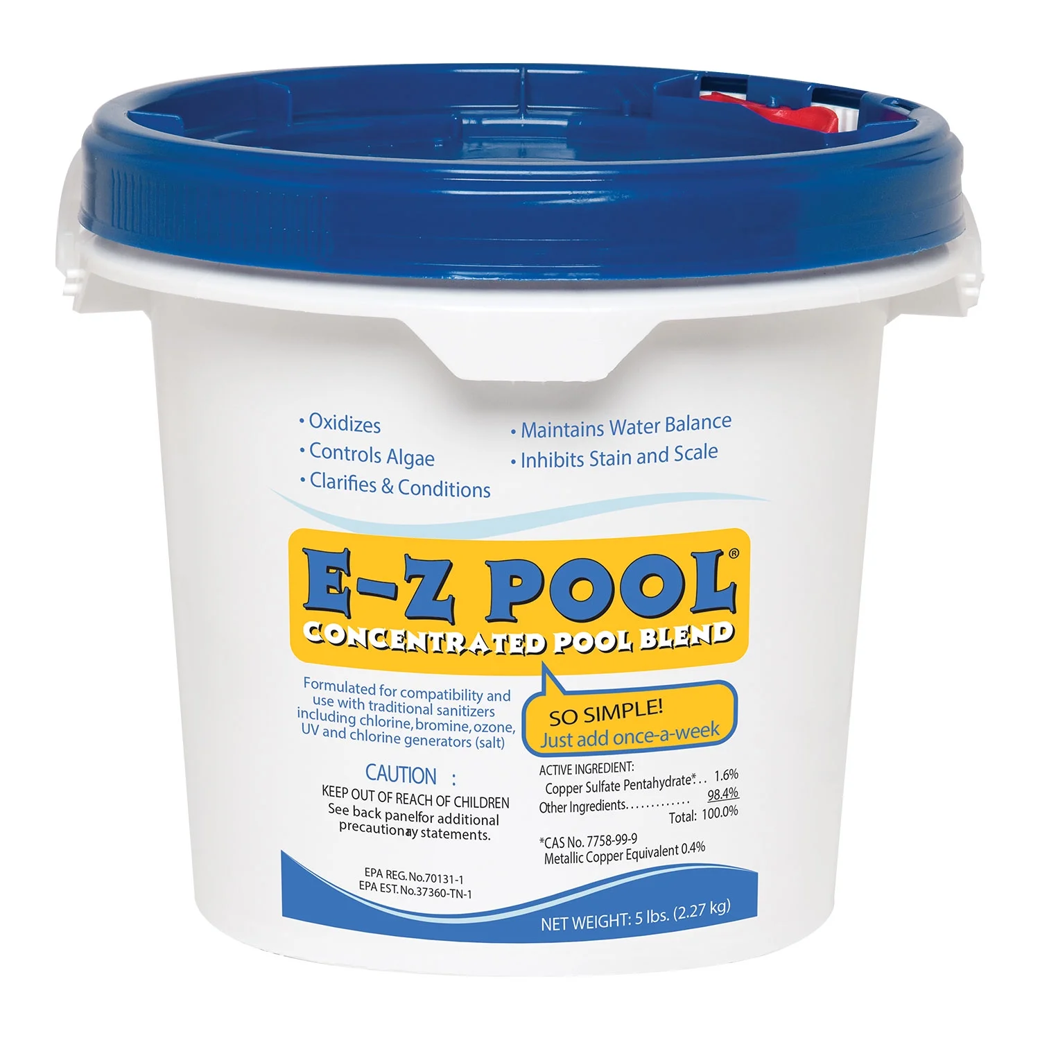 Coleman SaluSpa 4 Person Inflatable Hot Tub with EZ Spa Algaecide Treatment