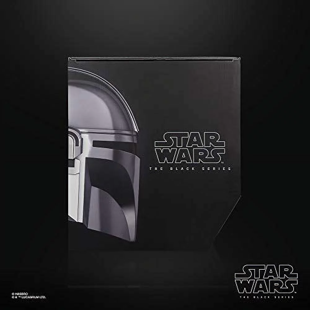 Star Wars The Black Series The Mandalorian Premium Electronic Helmet Roleplay Collectible, Toys for Kids Ages 14 and Up