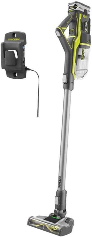 Ryobi 18-Volt ONE+ Lithium-Ion Cordless Stick Vacuum Cleaner, P718K, (Non-Retail Packaging, Bulk Packaged) (Renewed)