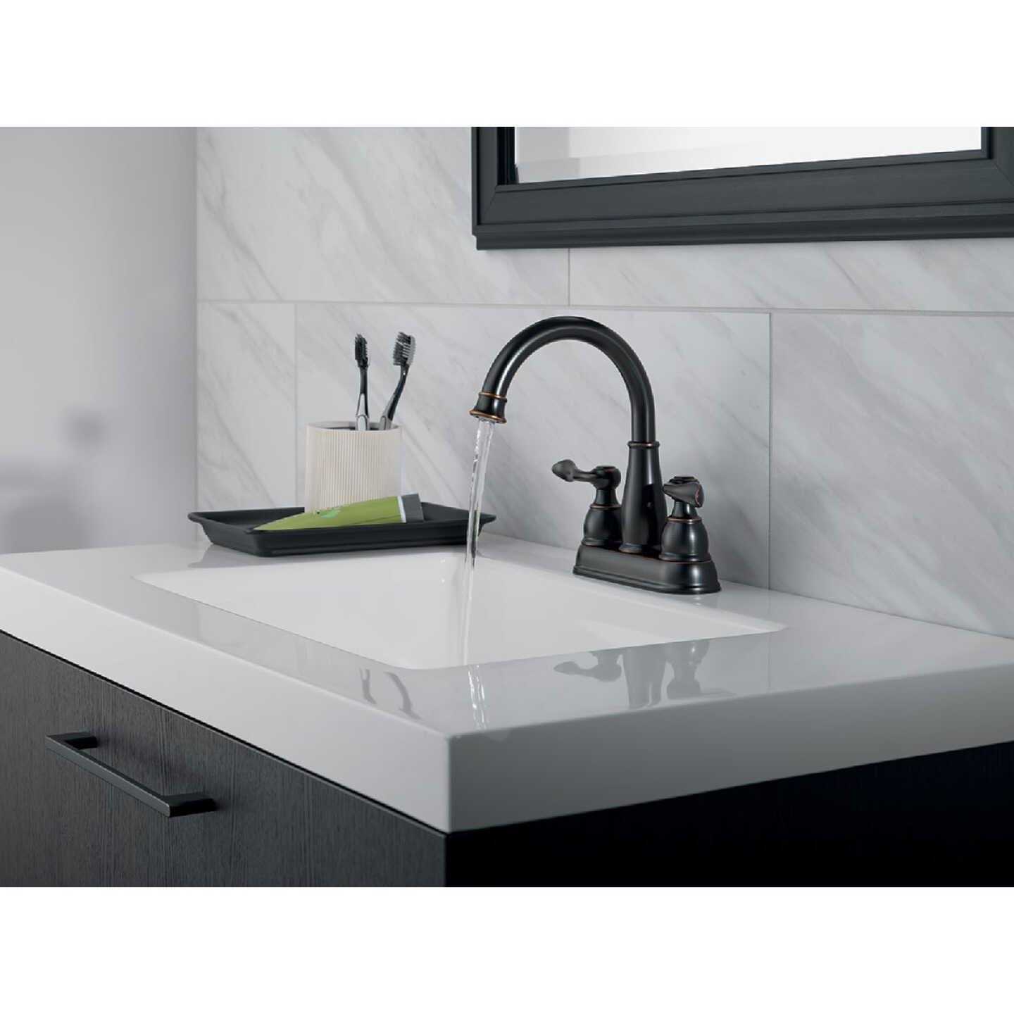 Delta Windemere Oil Rubbed Bronze Centerset Bathroom Sink Faucet 4