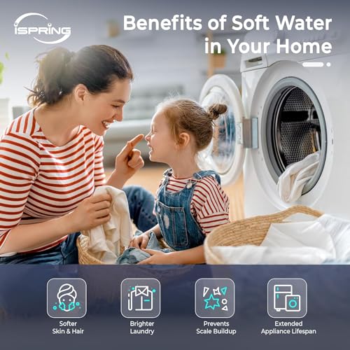 iSpring WCS50KG Whole House Water Softener System