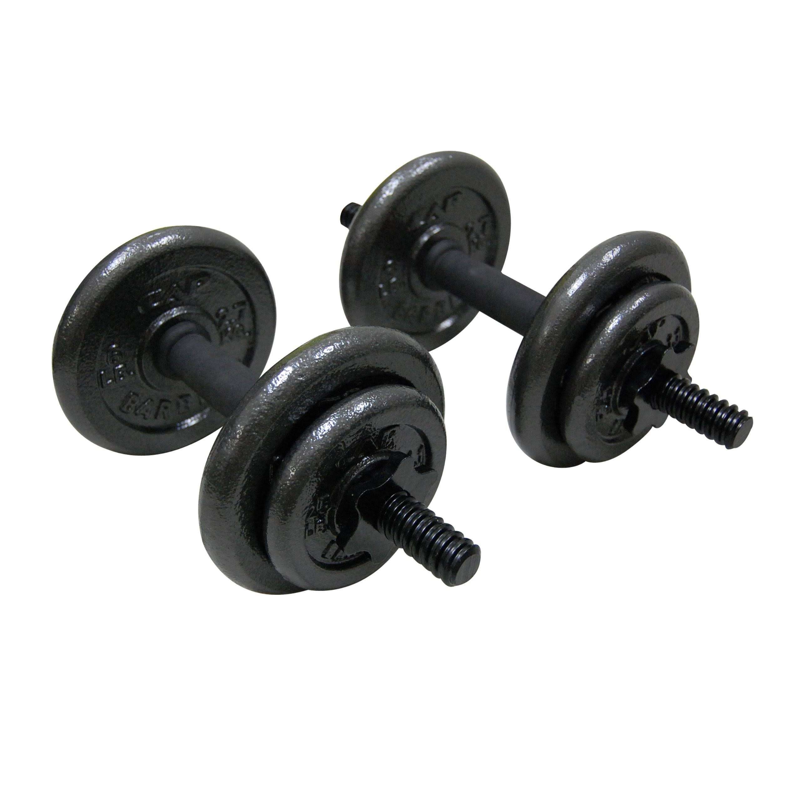 Cap Barbell 40 lb. Adjustable Cast Iron Dumbbell Set