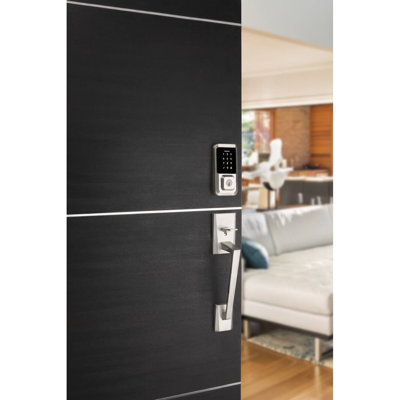 Kwikset Halo Touchscreen Wi-Fi Smart Lock Iron Black