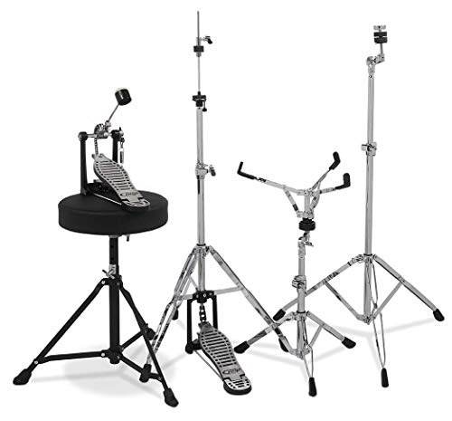 Pacific Drums Center Stage Complete Drumkit, 5 Drum Set, Iridescent Black Sparkle, 7x10, 8x12, 14x16 Floor, 16x22 Kick, 5x14 Snare (PDCE2215KTIB)