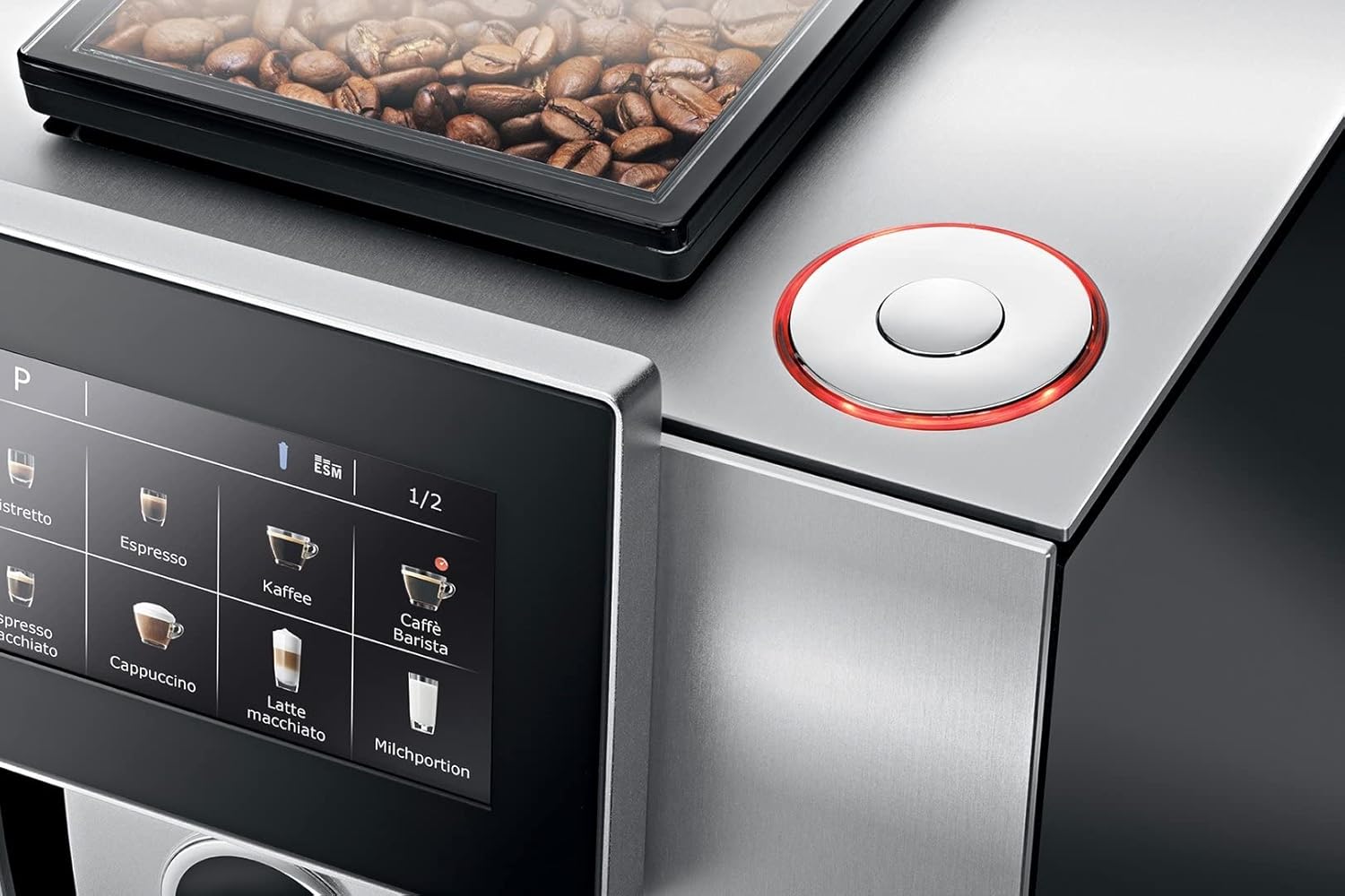 Jura Z8 Aluminum Automatic Espresso & Cappuccino Machine with Touch screen