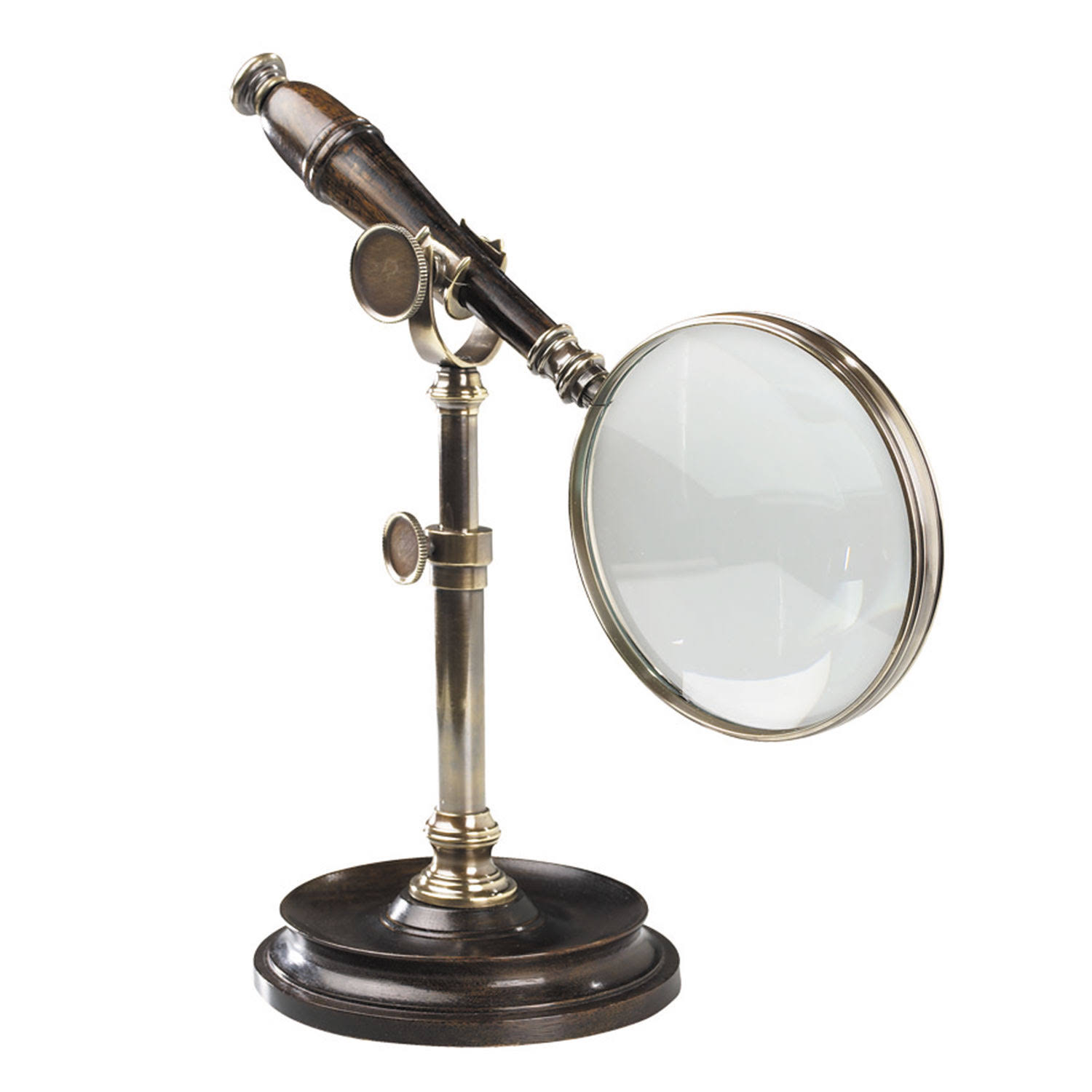 Authentic Models Ac099e Bronzed Magnifying Glass with Stand